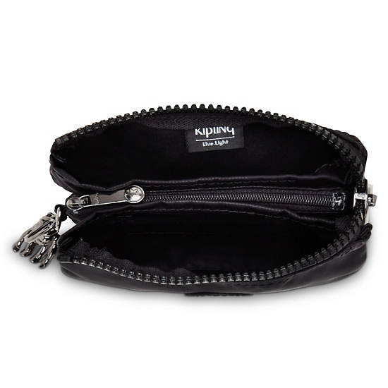 Kipling Creativity Small Classic Pouch Bags Black Camo Embossed | AU 2105NW